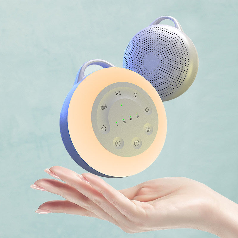 Portable Baby White Noise Machine with Bluetooth & Cry Sensor – Rechargeable Sleep Aid for Newborns