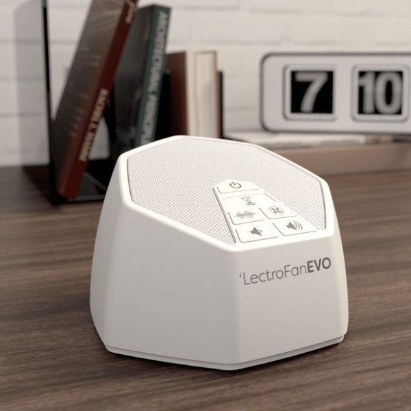 LectroFan EVO White Noise Machine – Deep Sleep Sound Therapy with 20 Non-Looping Sounds