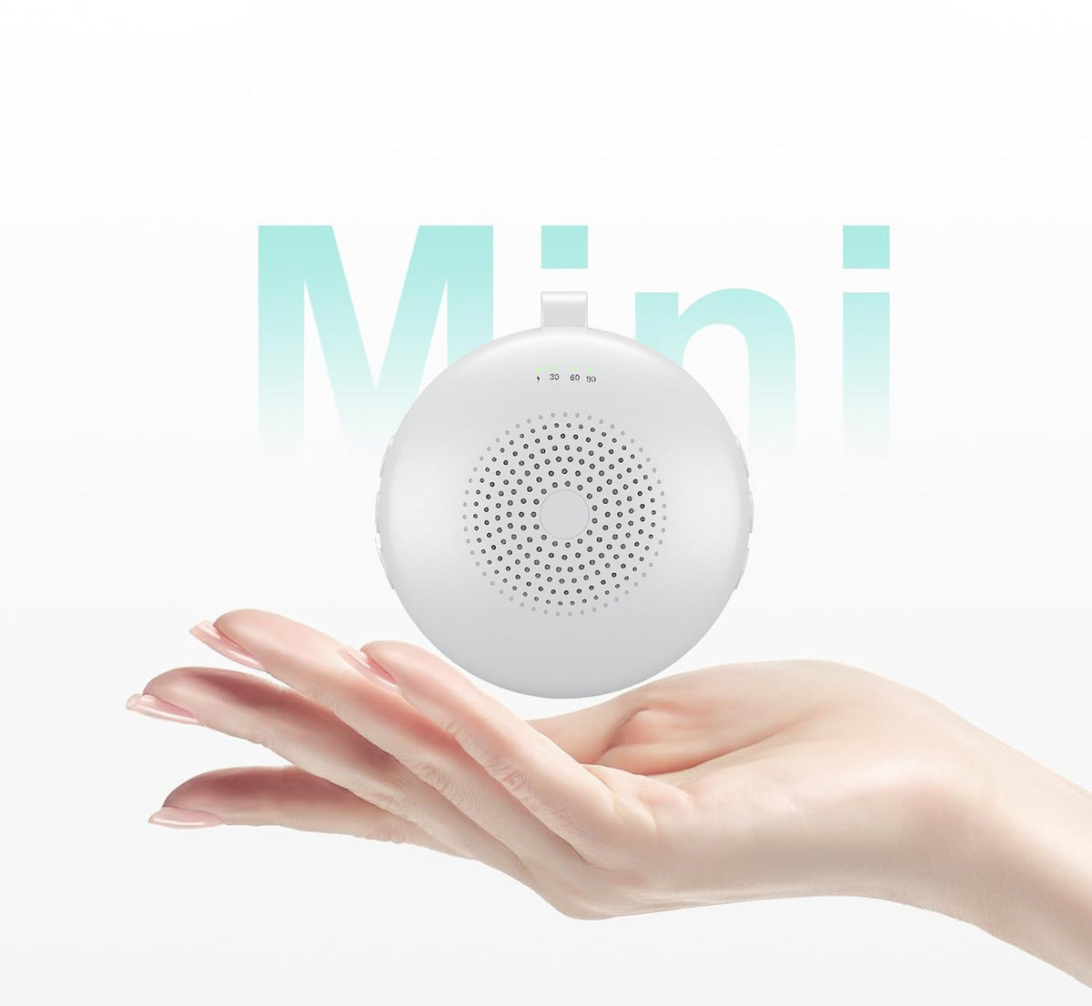 Portable Baby White Noise Machine with Bluetooth & Cry Sensor – Rechargeable Sleep Aid for Newborns