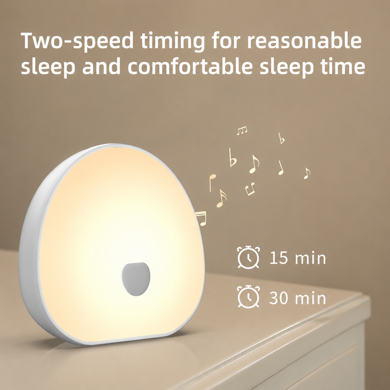 Sleep device with white noise for children to wake up at night and feed them.